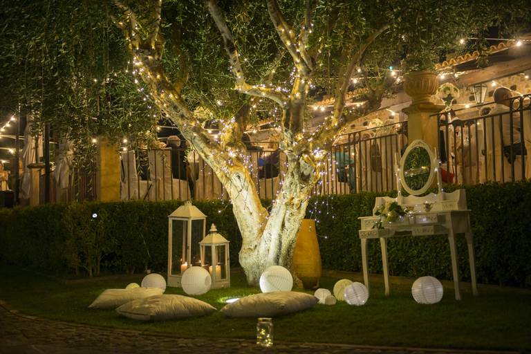 albero luminoso matrimonio