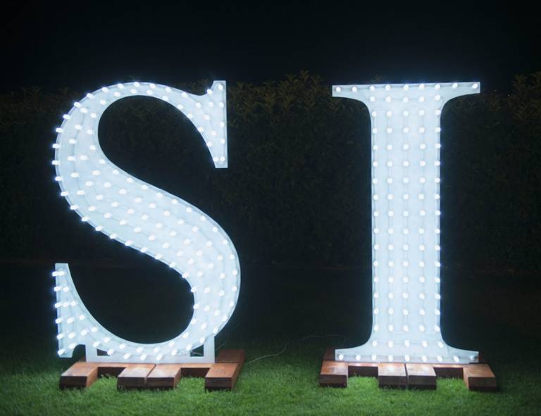 struttura luminosa matrimonio si