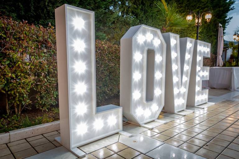 scritta love matrimonio