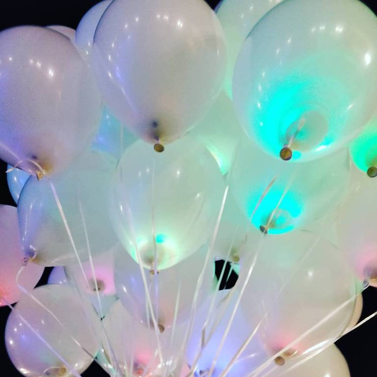 led baloons colorati