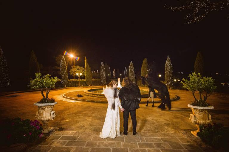 sposi tenuta scozzari
