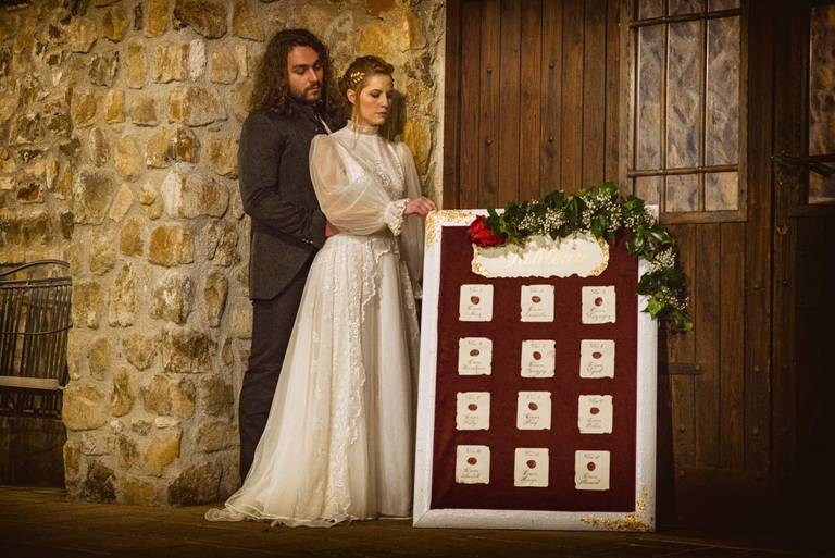 tableau de mariage velluto