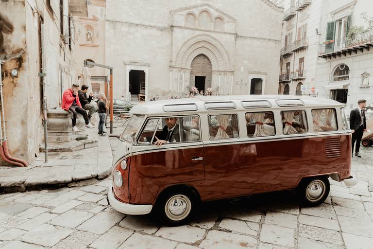 furgoncino wolksvagen matrimonio