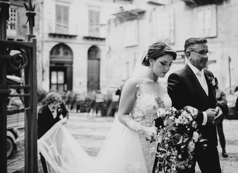 ingresso sposa papà