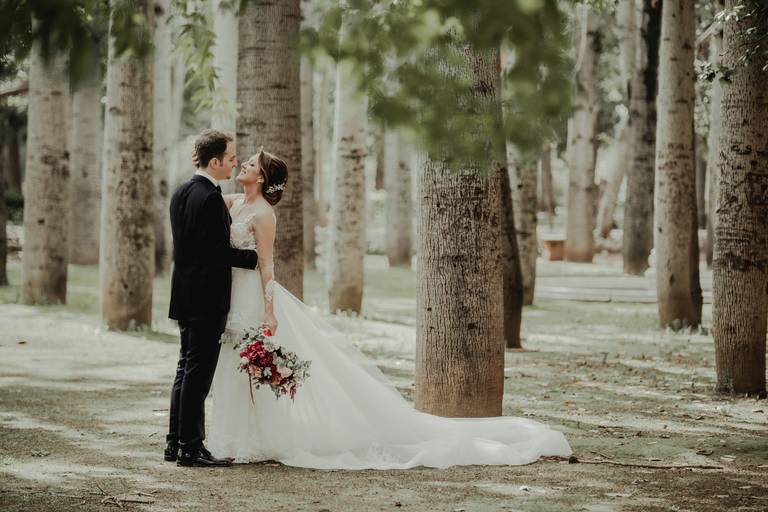 foto matrimonio bosco