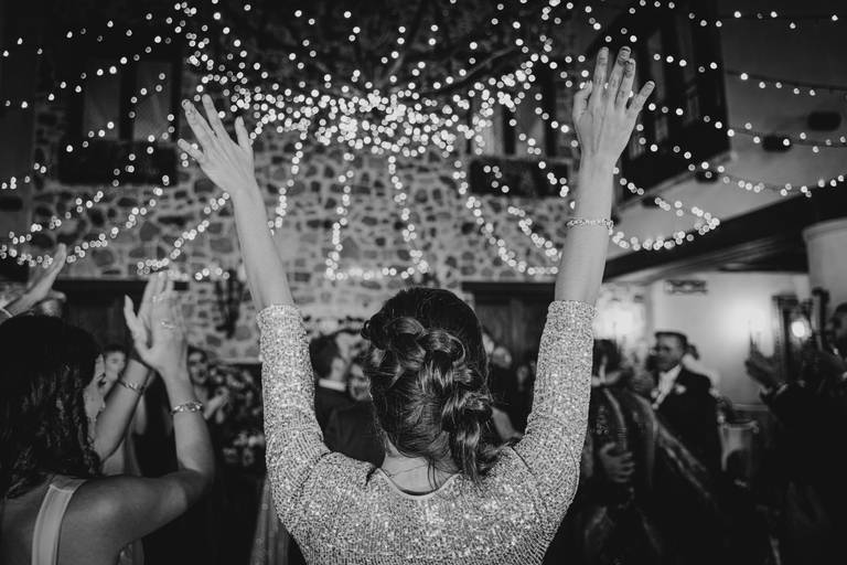 tetto luci matrimonio
